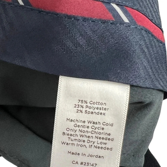 Talbots New Women’s 14 Hampshire Ankle Straight Leg Navy Blue Pant - Picture 8 of 11